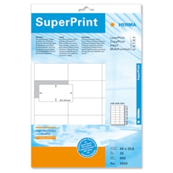 SuperPrint Labels Multipurpose White [600